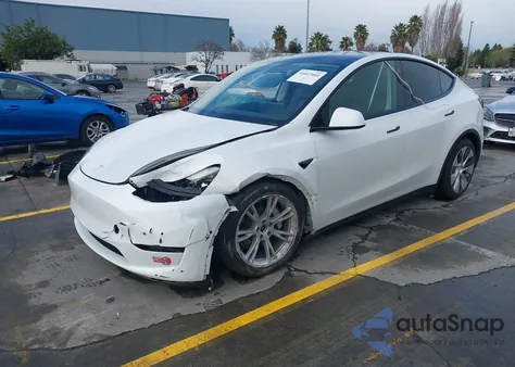 2021 Tesla Model Y Long Range Dual Motor All-Wheel Drive from USA, damaged, VIN 5YJYGDEEMF2228009